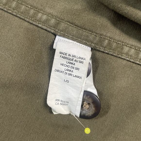 Lucky Brand Safari Utility Vest Women’s L Military Drawstring Waist Street Wear - Picture 10 of 14